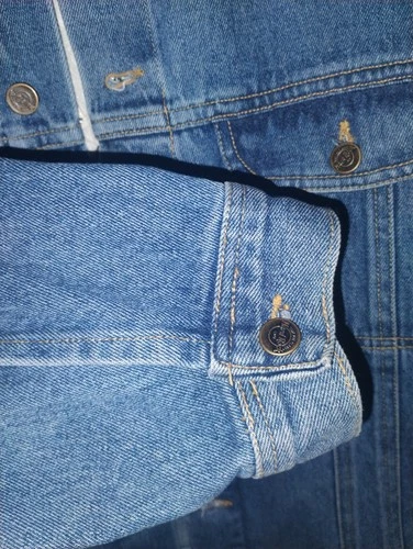 90s HARD ROCK CAFE LAS VEGAS BLUE DENIM JACKET W/ EMBROIDERY SIZE L image 5