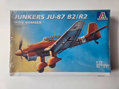 Italeri Nr.: 079 , Junkers Ju-87 B2/R2 Dive Bomber ungeöffnet-A04-