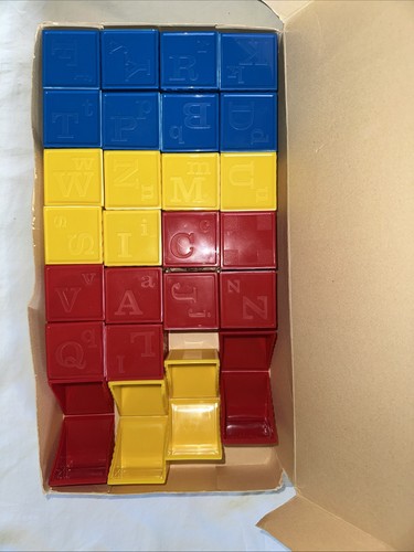 Tupperware Toys Vintage 1976 Busy Blocks In Box 26 With 22 Toys Dart Industries - Bild 8 von 11