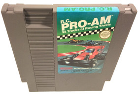 R.C Pro-AM - Canadian Version w/ Hang Tab Unpunched - Nintendo Nes Game Complete