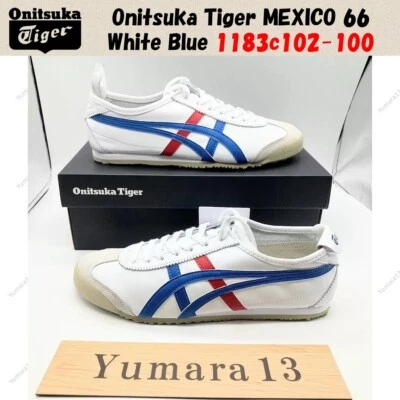 Onitsuka Tiger MEXICO 66 blanc bleu unisexe taille 1183c102-100 - Photo 1/4