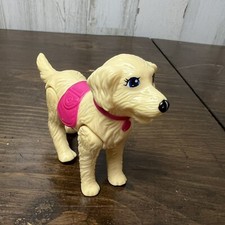Barbie  s Dog Golden Retriever 2010 Mattel Pet Strollin Pups Taffy Walking Toy