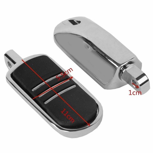 1.25" Adjustable Foot PedalsFootpegs Highway Pegs Engine Guard Clamps Motorcycle - Foto 24 di 27
