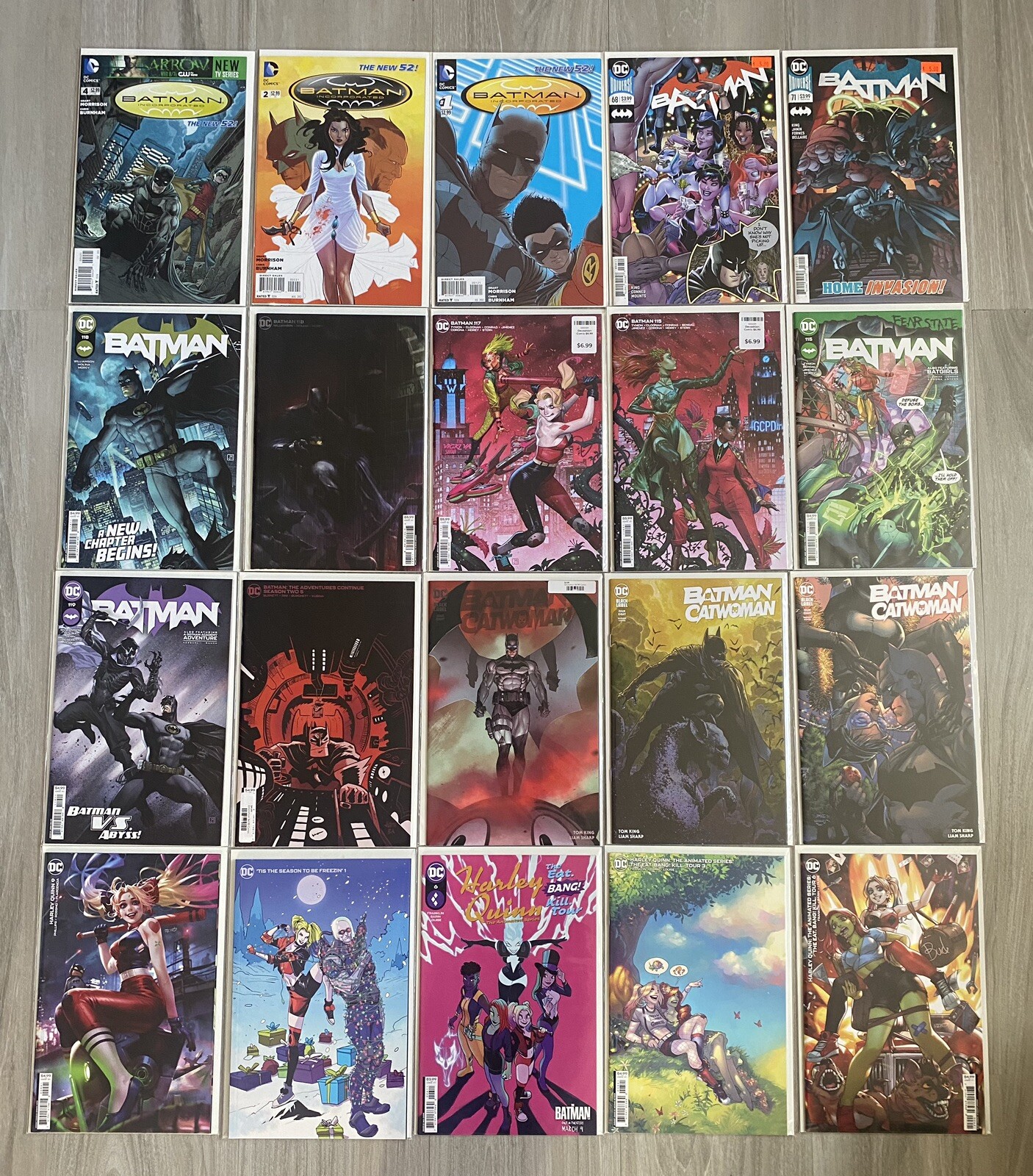 Lot Of 20 Modern DC Batman Comics Catwoman Jim Lee Tom King Joker Andy