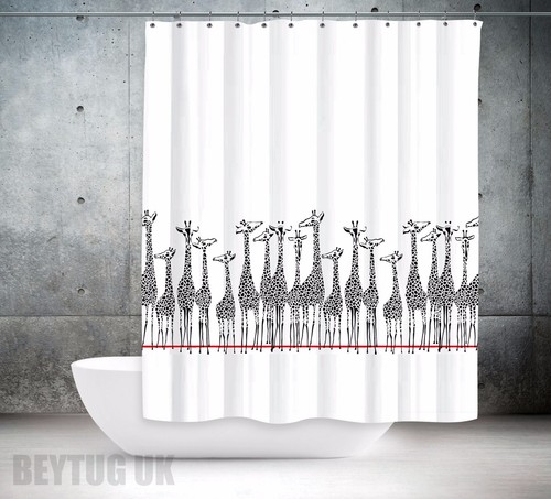 Fabric Extra Long, Wide or Narrow Width Bathroom Shower Curtains Many Sizes - Picture 59 of 72