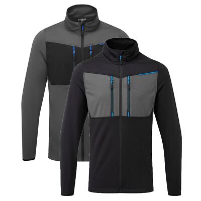 Portwest WX3 Tech Vlies mit Reißverschluss Brusttaschen Anti-Snag T756