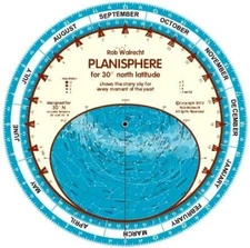 English Planisphere for 30° N