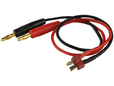 Ladekabel Klinke 4mm auf DEANS Ultra AWG16 1,5mm² Länge 30cm Yuki 610008 