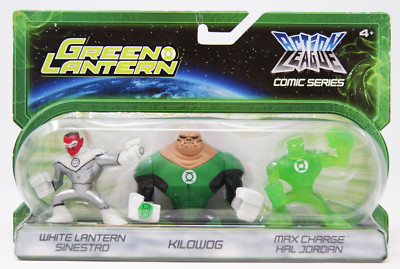 Green Lantern - Action League - White Sinestro, Kilowog & Max Charge Hal Jordan