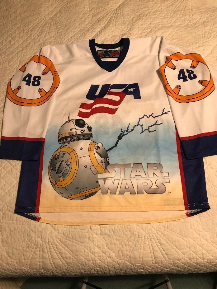 MATTIAS SAMUELSSON Signed Game-Worn USA Hockey NTDP STAR WARS NIGHT Jersey  #48