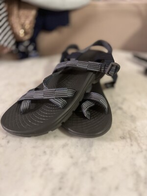 Chaco Men’s Sandals Classic Black Sport Hike Sz 10 Chaco Z/1 Sandals Mens Size 10 Black Brown Vibram Hiking  main image 4