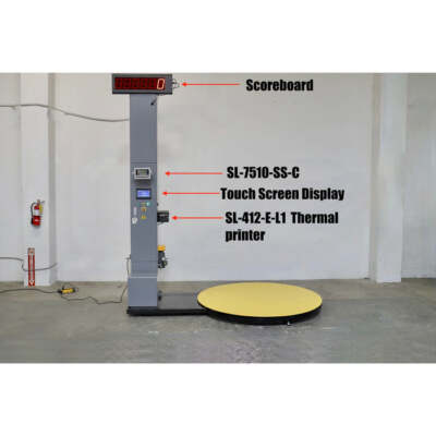 SL-K120 Industrial Pre-Stretch Wrapping Machine with Built-in Scale 5000 x 1 lb