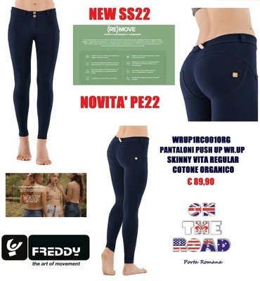 New PE22 Freddy Wr.up Trousers WRUP1RC001ORG Skinny Vita Regular Cotton Push  Up | eBay