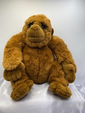 Dakin Lou Rankin Friends Plush Zachary Stuffed Animal Gorilla Brown
