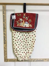 PLASTIC BAG GROCERY HOLDER HANGING STORAGE DISPENSER ORGANIZER, DOGS, PUPPIES