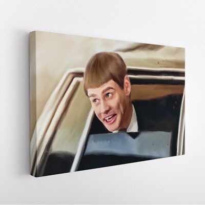 Dumb Dumber Leinwand | Dummes Dumber Gemälde Lloyd Weihnachtsposter | Jim Carrey Kunst