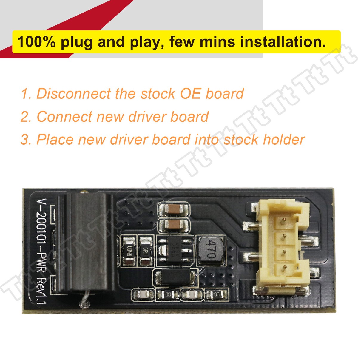 2PCS Treiber modul #B003809.2/Ersatzplatine LED/Rückleuchte passt für
