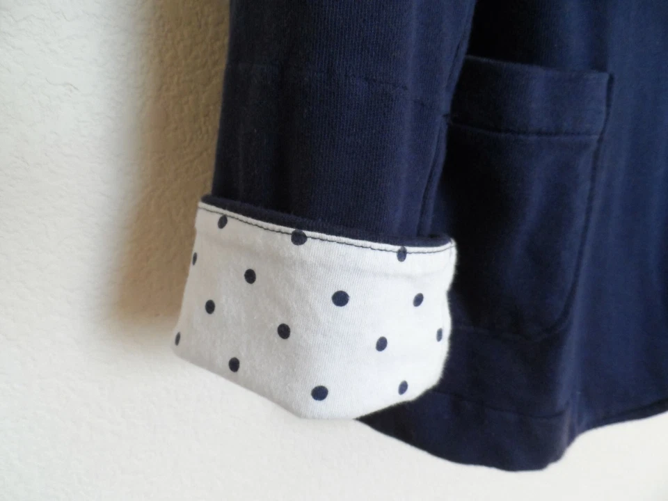 Женский блейзер Xhilaration French Terry на одной пуговице размер: M, темно-синий - Изображение 2 из 4