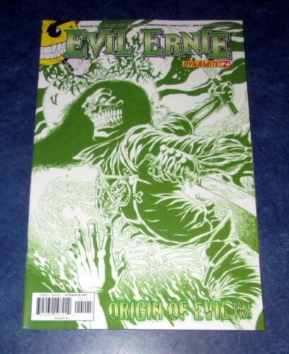 EVIL ERNIE V1 #2 E 1:15 CHAOTIC GREEN Kyle Hotz variant DYNAMITE CHAOS 2013 NM - Picture 1 of 1