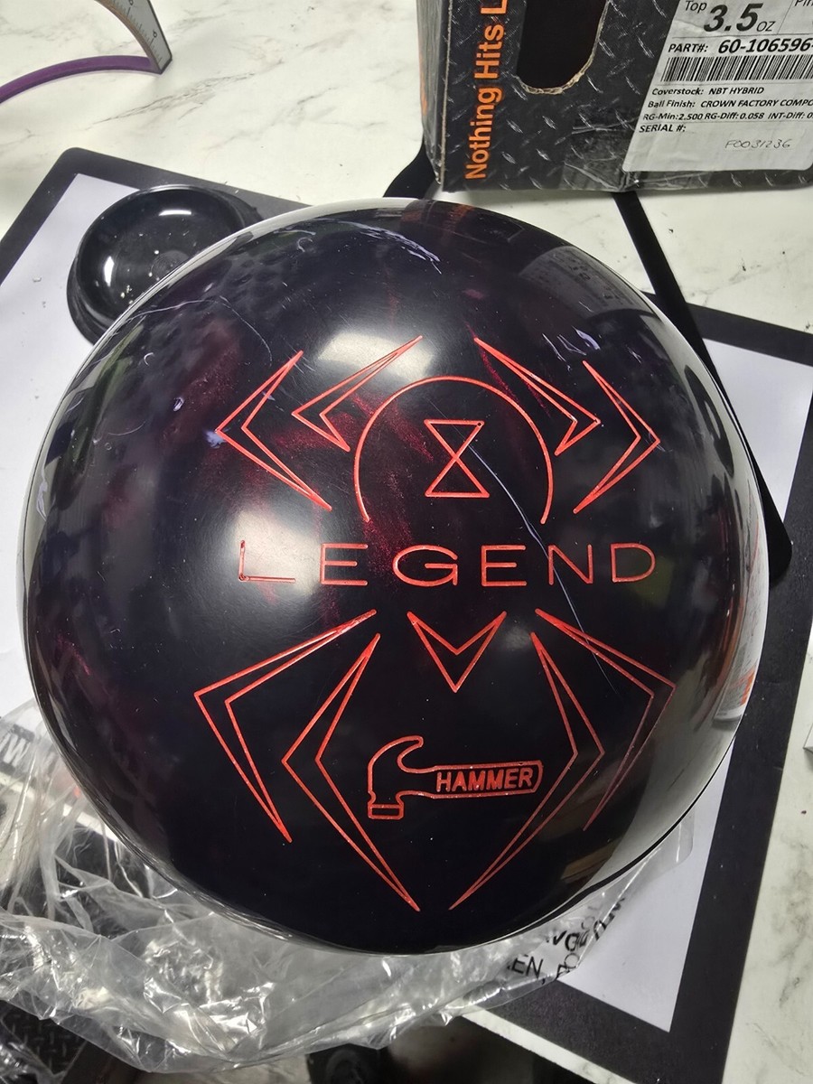 Hammer 15lbs. Black Widow Legend Bowling Ball for sale Hammer 15lbs. Black Widow Legend Bowling Ball for sale