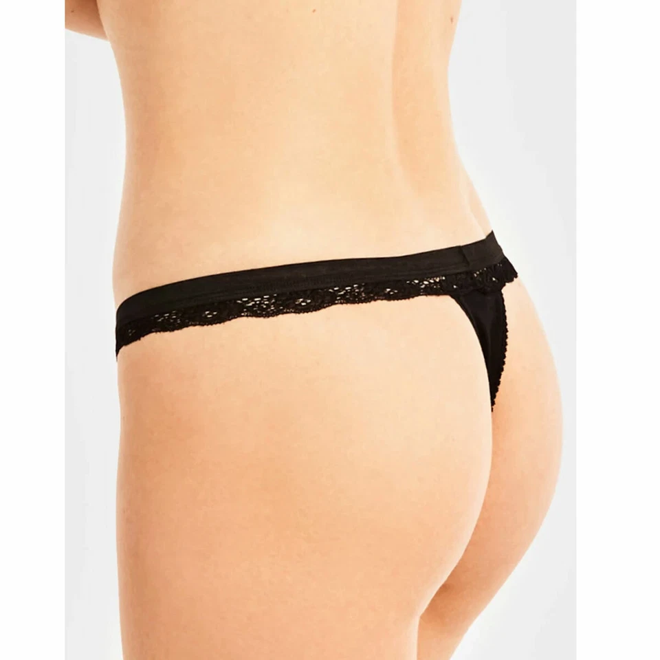 Lote de 6 Mujeres Sexy Tanga de Algodón Tanga en V Bragas Lencería Ropa Interior S~XL Foto 4 de 4