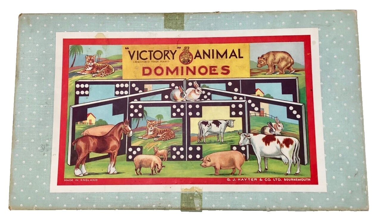 Animales 1950 Juegos de mesa y tradicionales de fabricación