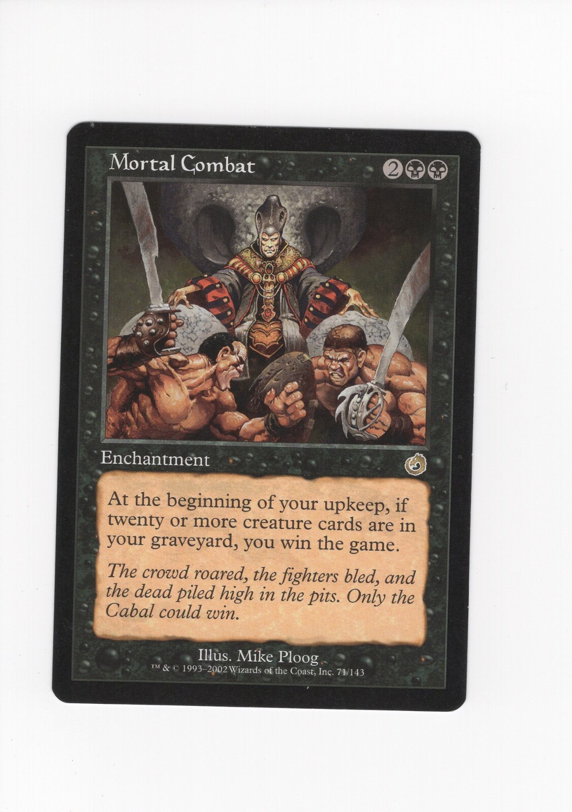 Mortal Combat Torment LP MTG Magic the Gathering  d