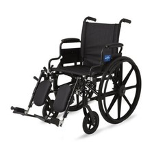 K4 Lightweight Wheelchair, 18", Desk Arms, Elevating Legs