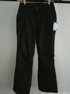 NWT Columbia Women's ANGELES FOREST INSULATED SKI SNOWBOARD PANTS BLACK SMALL