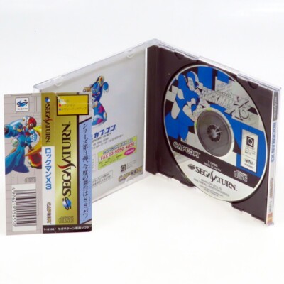 ROCKMAN X3 Megaman + Spine SEGA Saturn Japan Import SS NTSC-J