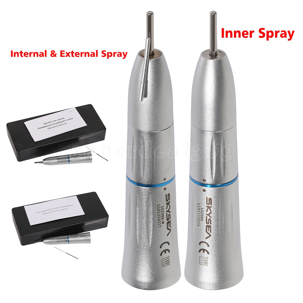 1-5*Dental Low Speed Inner &outer Straight Handpiece Nosecone E
