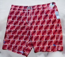 Tommy Bahama Baja Hit The Bricks 2XL NEW Shorts Swim Suit Orange Relax NWT