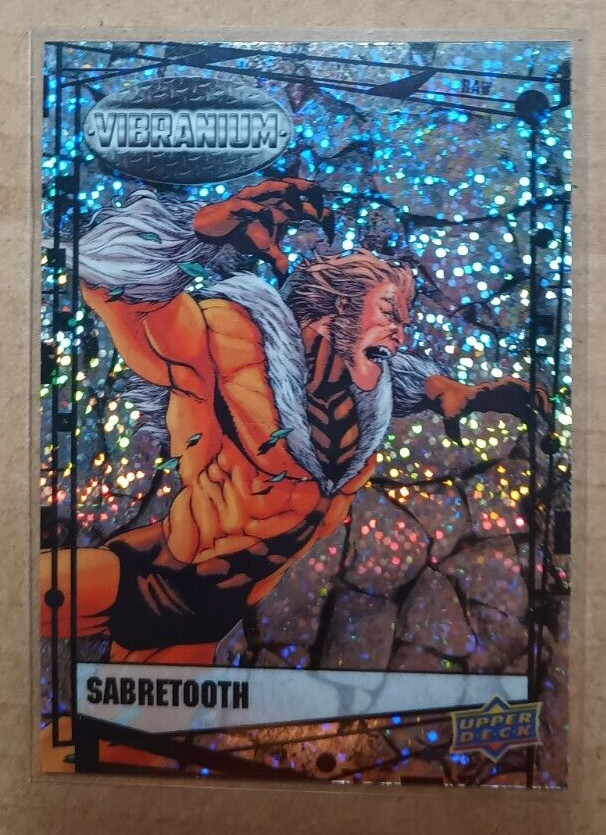 2015 Upper Deck Marvel Vibranium Raw Vibranium Sabretooth #11 03cr