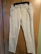 Rhone Commuter Pants Stretch Performance Chino Men's Size 33X30 Light Gray EUC