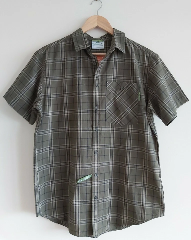 Kathmandu Shirt Small S Hiking Travel NEW (Odor control) Cotton Hemp RRP$119.98 - image 3 of 4