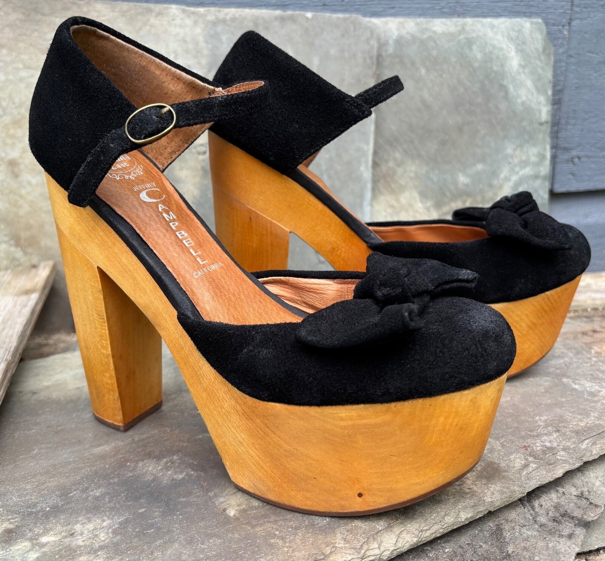 Jeff Campbell Jeffrey Campbell Atone Bow Sandals RARE Jeffrey