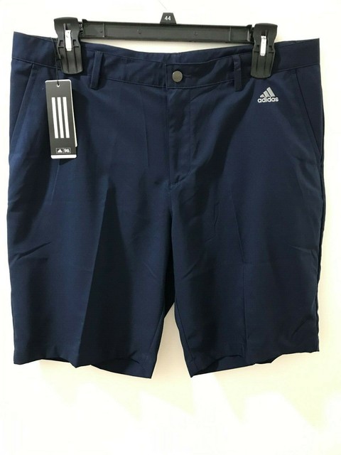 Mens adidas Climalite 3 Stripe Navy Blue Golf Shorts Size 38 for sale online | eBay