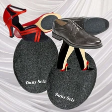 Danz Solz Stick on Dance Soles for Dancing Shoes Ballroom Swing Salsa 2 Pair