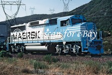 Atsf Santa Fe Maersk Gp60m 146 Large Postcard - Mint