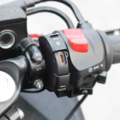 Motorcycle USB Charger QC3.0 Type C Charger Waterproof 12/24V Socket Adapter