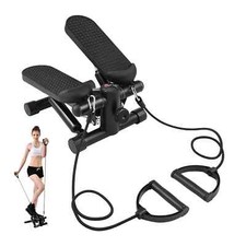 Stepper For Exercise At Home With Resistance Bands LCD Display Capacity 100kg