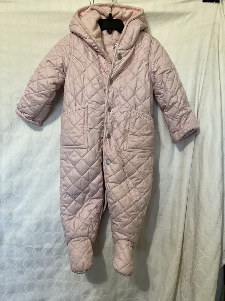 Ralph Lauren Infant Baby Girls Snow Suit Pink Girls Infant Size 9M | eBay
