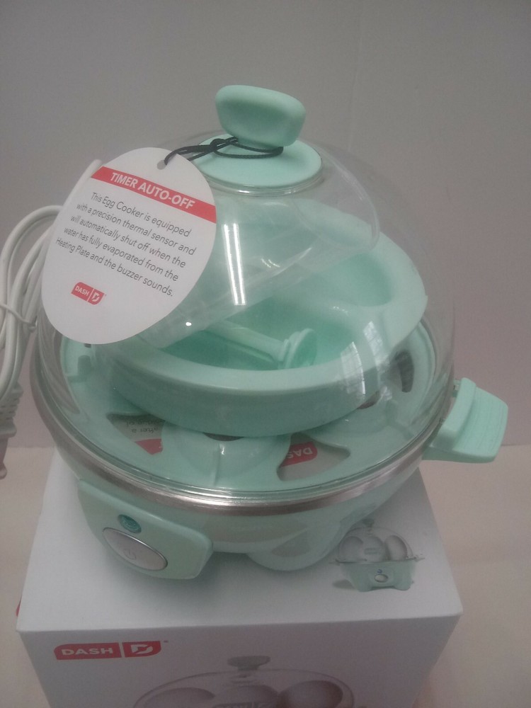 Dash Rapid Electric Egg Cooker with 6 Egg Capacity for Quick Easy Meals
