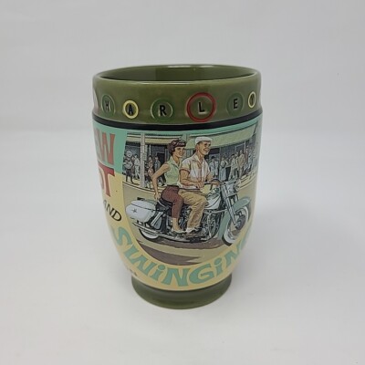 Harley Davidson coffee mug Swinging Java House NEW HOT & SWINGING  by Russ 12 Oz