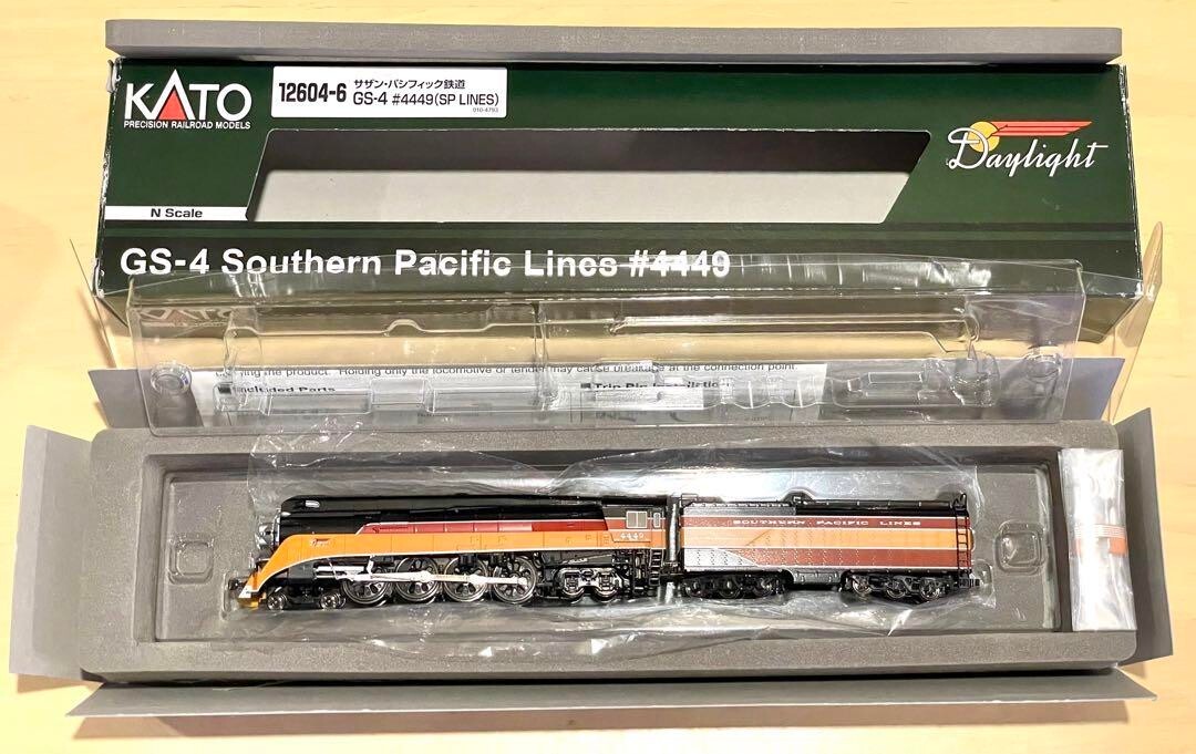 N Scale Kato 12604-6 GS-4 Steam Locomotive Southern Pacific