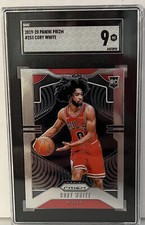 2019-20 Panini Prizm #253 Coby White Rookie Card RC Mint SGC #2. rookie card picture