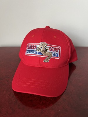 Bubba Gump Shrimp Co Hat Cap Forest Gump Red Adjustable