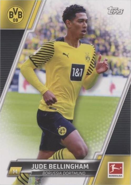 Topps - 【サイン完璧】topps JUDE BELLINGHAM AUTOGRAPH Jude Bellingham 2021 Topps Chrome UEFA Champions League #CA