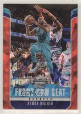2018 Contenders Optic Front Row Seat Red Cracked Ice Prizm Kemba Walker #26 4l3