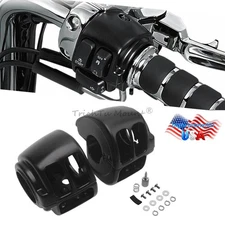 Black Handlebar Hand Control Switch Housing Cover For Harley Sportster Touring